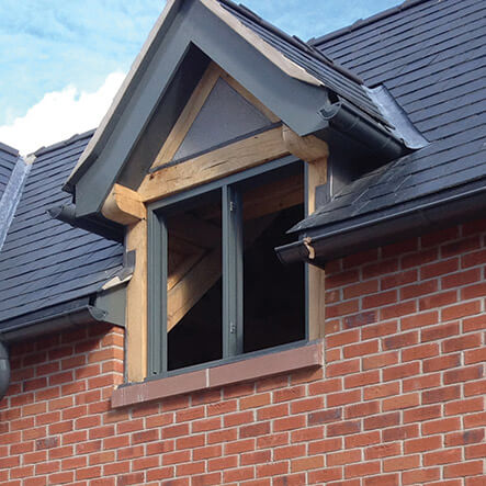 oak frame dormer window